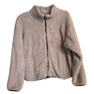 PINK Gray Hoodie w/ Zipper